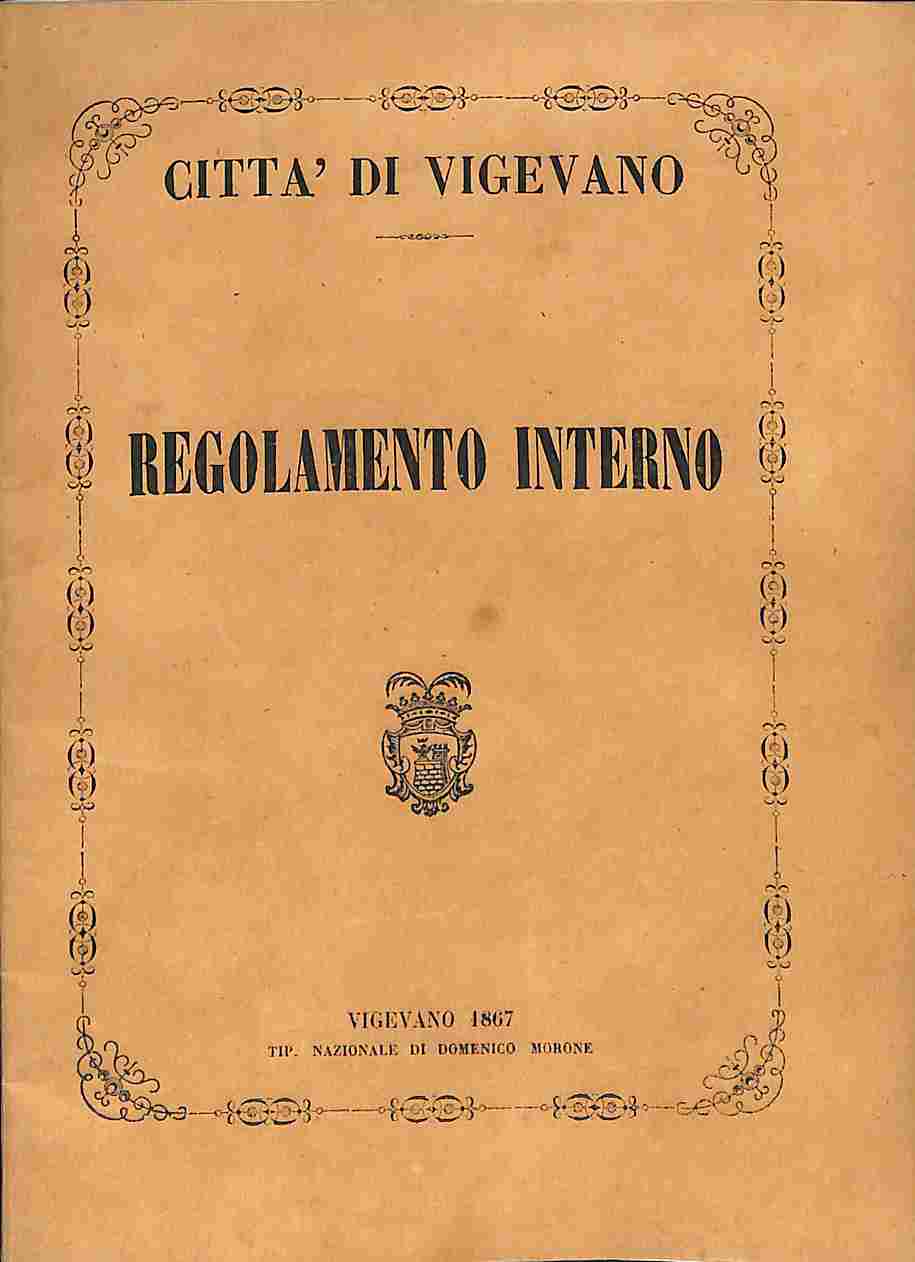 Città di Vigevano. Regolamento interno